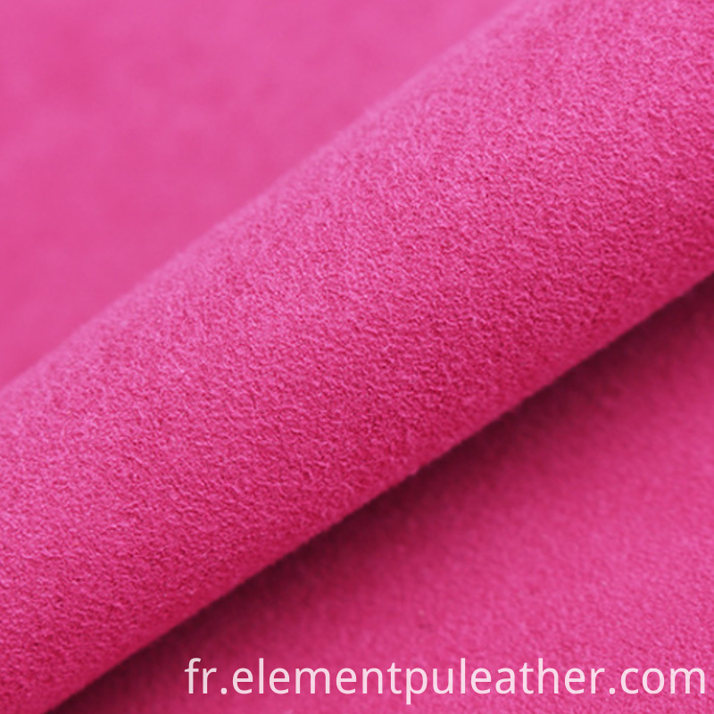 Microfibre synthétique non tissée de 0,6 mm 0.6mm Nonwoven Synthetic Microfiber